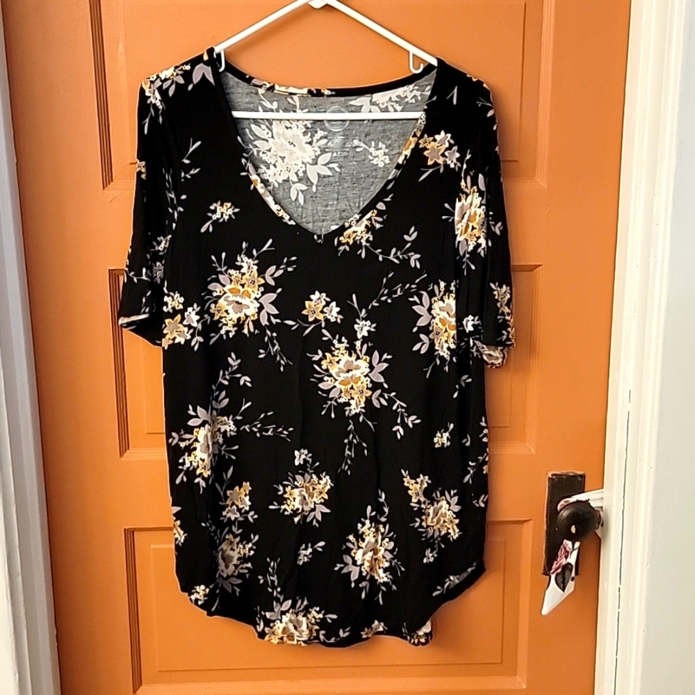 Maurice's Black Business Casual Shirt